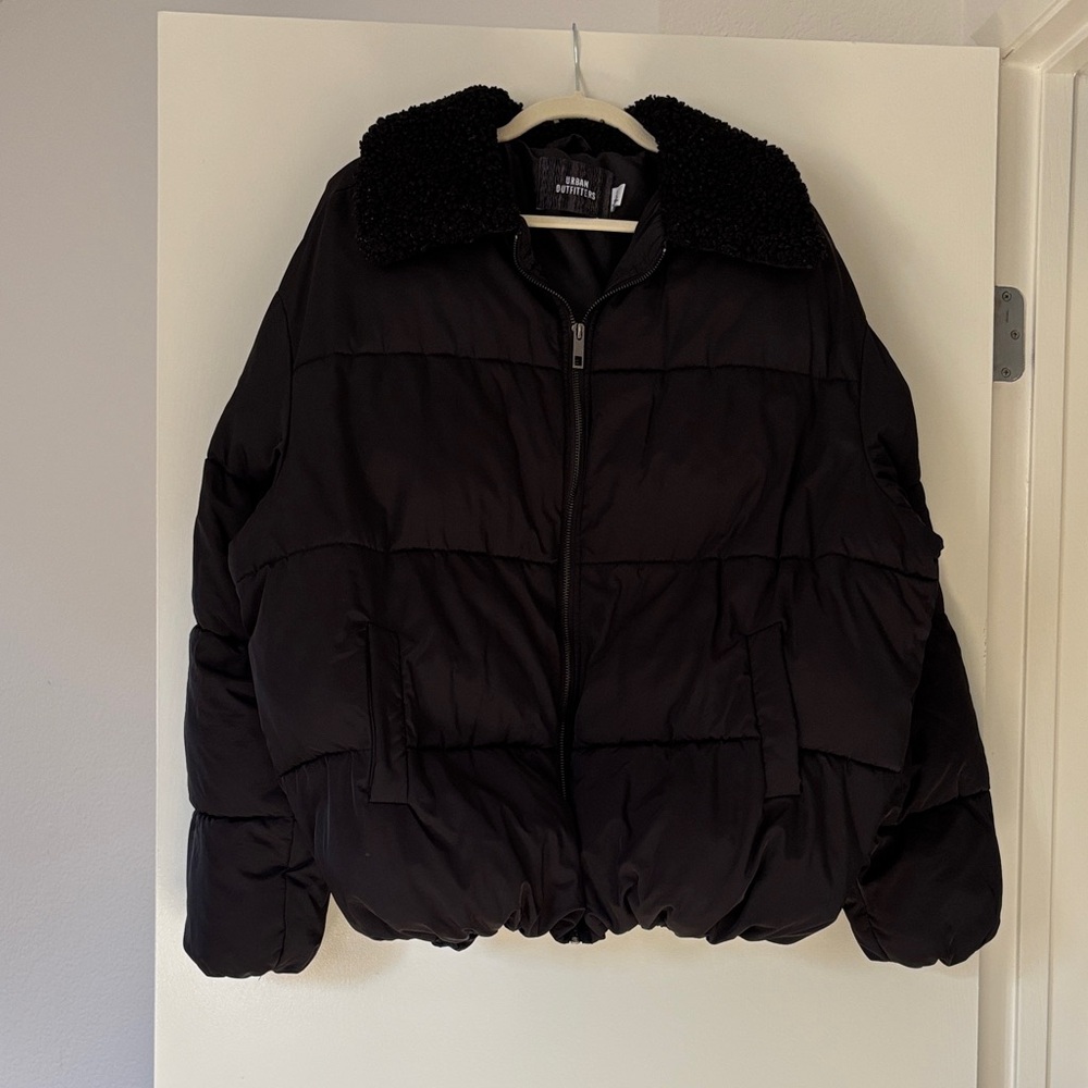 Urban Outfitters Black Puffer Jacket